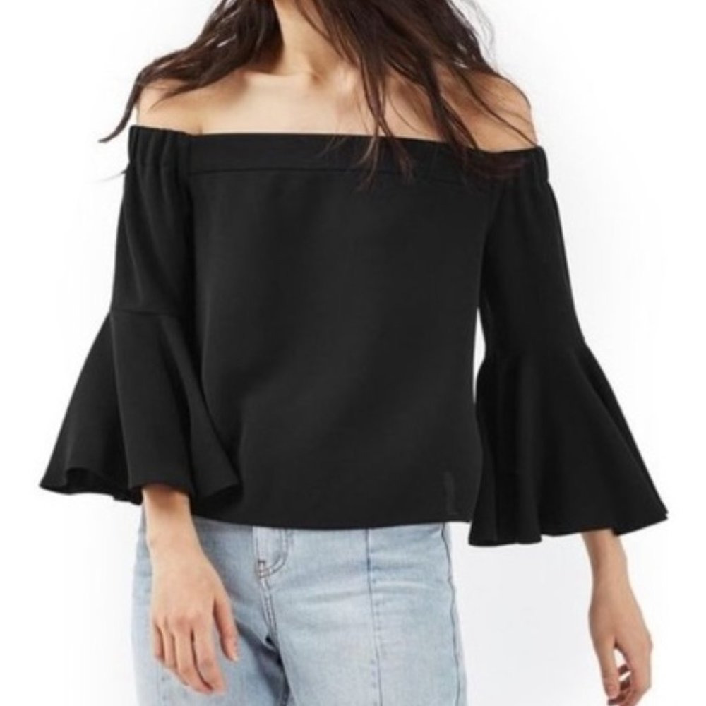 Topshop Ella Off-the-Shoulder Top